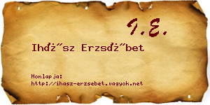 Ihász Erzsébet névjegykártya